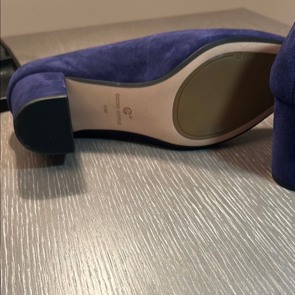 Corso Como‎ Blue Heels Suede Sophistication - Picture 5 of 7